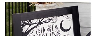 Ghosts and Goblins Halloween Easel