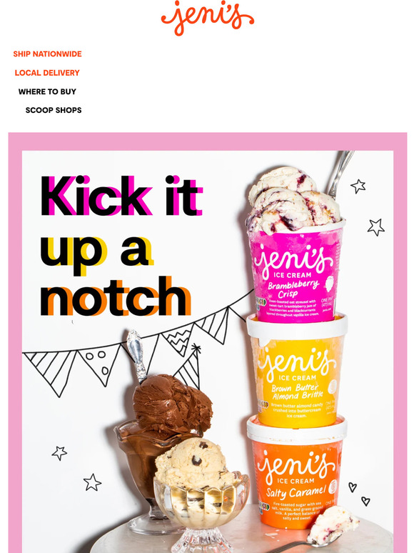 Jeni's Ice Creams Birthday celebrations coming up? Milled