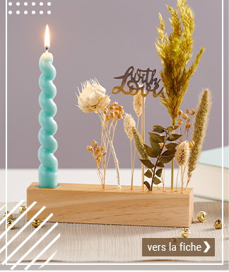 Fiche créative : Flowergram avec des fleurs séchées