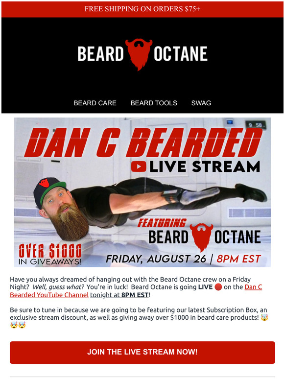 Dan C & Beard Octane Live 🔴 TONIGHT 8pm ET!