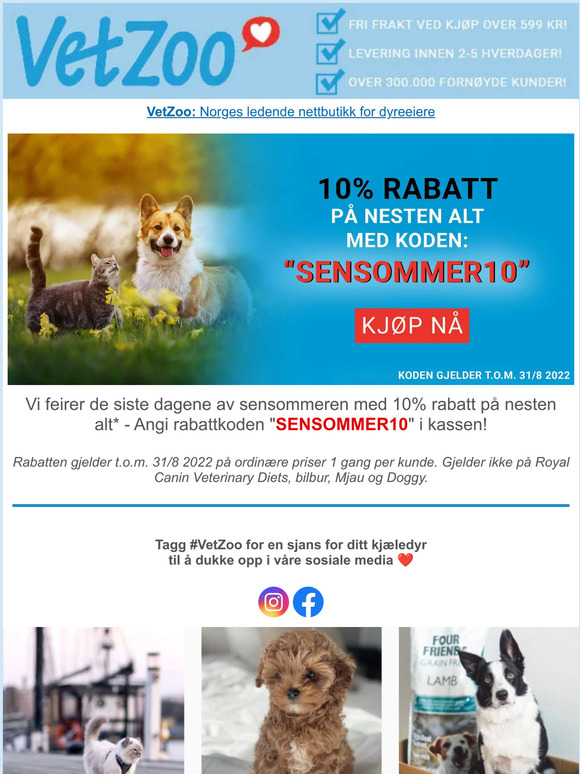 AKKURAT NÅ: 10% rabatt på nesten alt*! 🥳
