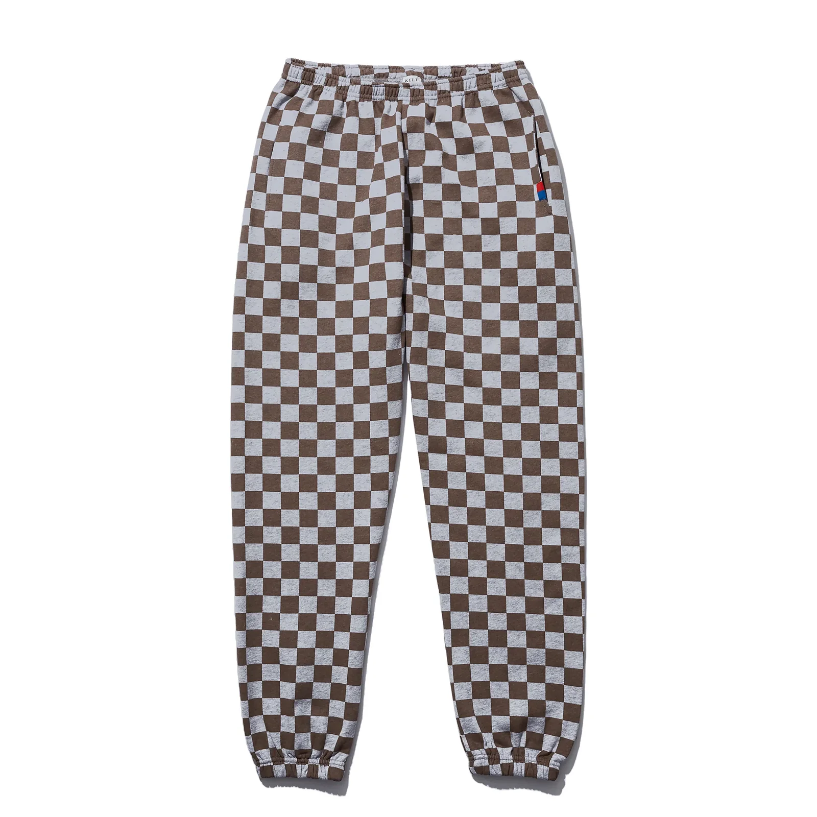 Image of The Check Sweatpants - Heather/Latte