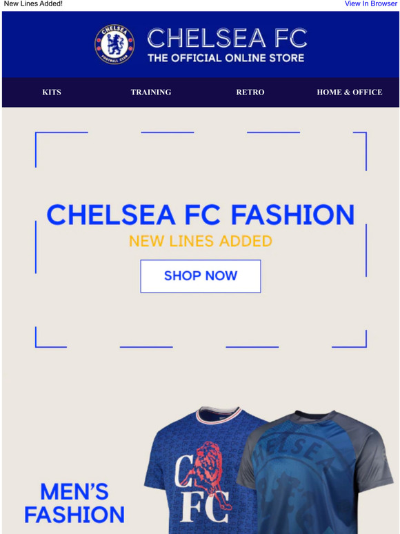 Chelsea Megastore Upgrade Your Wardrobe With Chelsea FC Milled