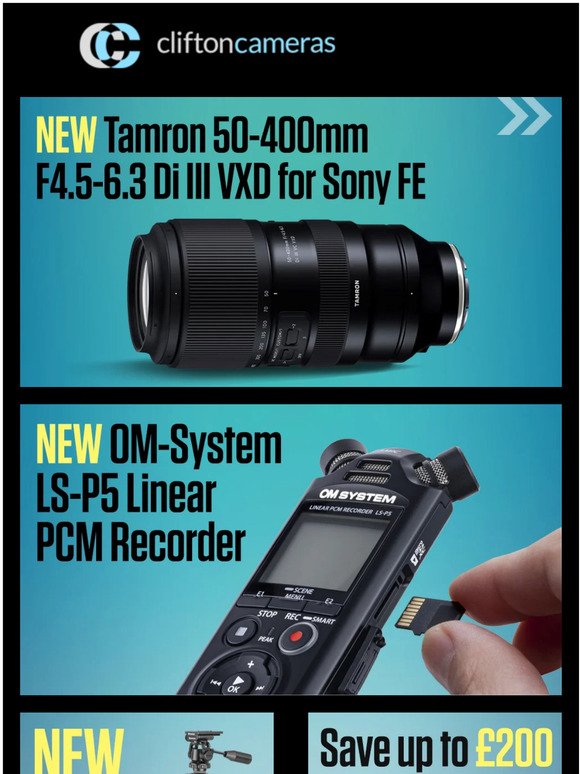 NEW Extraordinary Lens from Tamron and savings inside...
