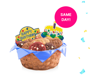Confetti and Candles Primary Cookie Basket