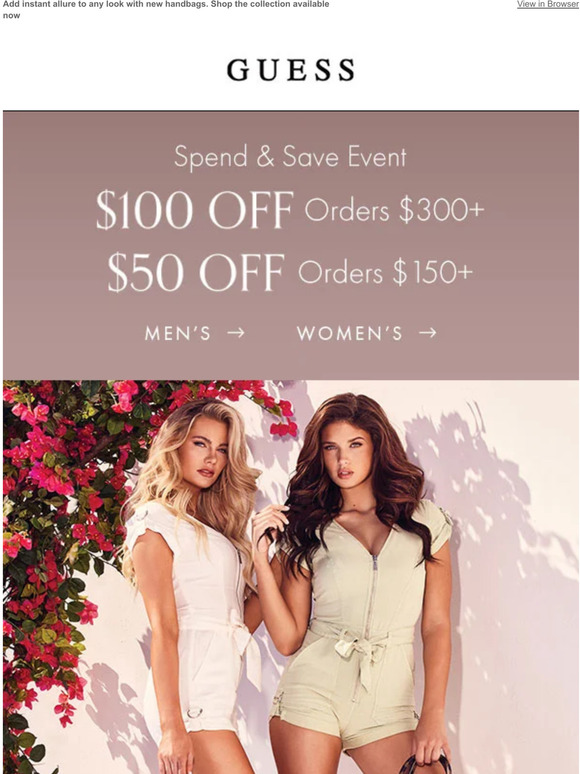 GUESS? Deluxe Finish Milled