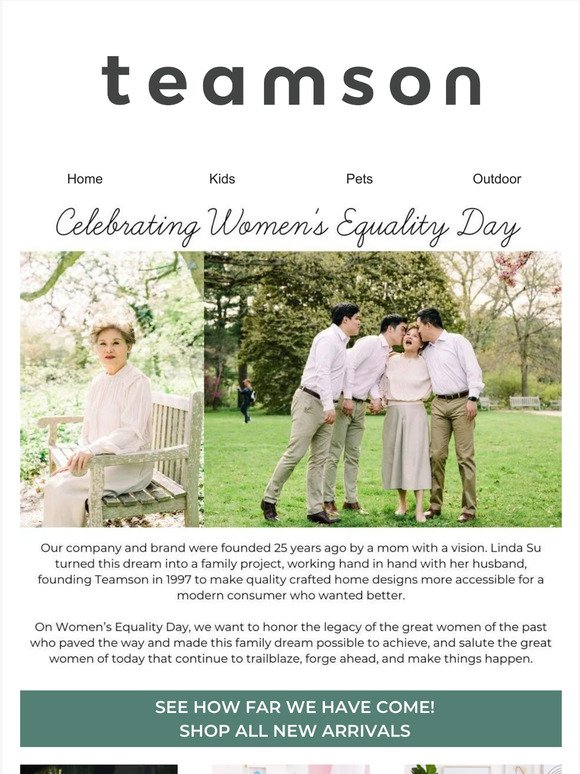 Teamson Celebrates Women's Equality Day!