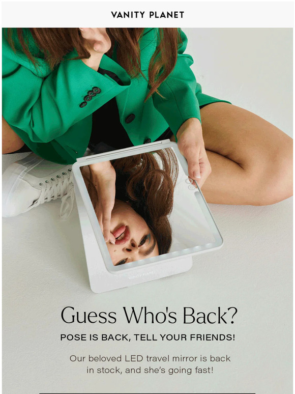 Vanity 🚨 Everyone's Favorite Travel Mirror is BACK IN STOCK