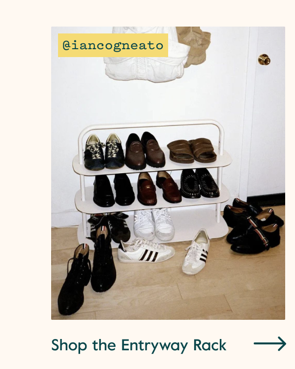 @iancogneato | Shop the Entryway Rack