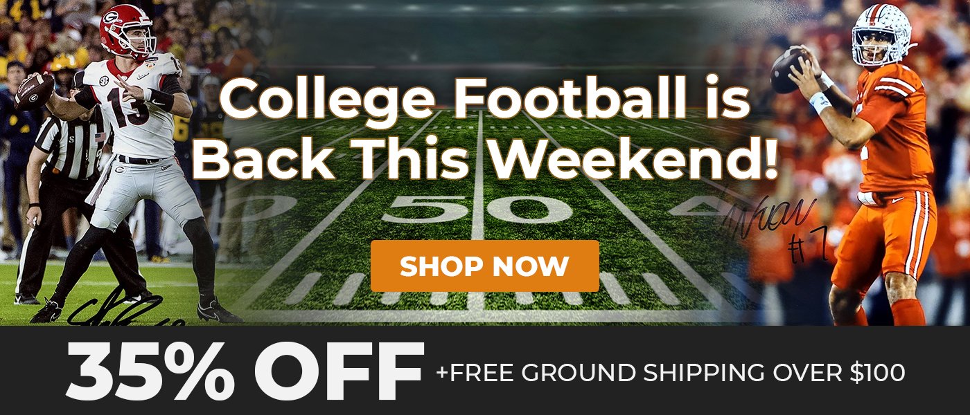 College Football is Back This Weekend! Save 35% and Celebrate with Free US Shipping $100+
