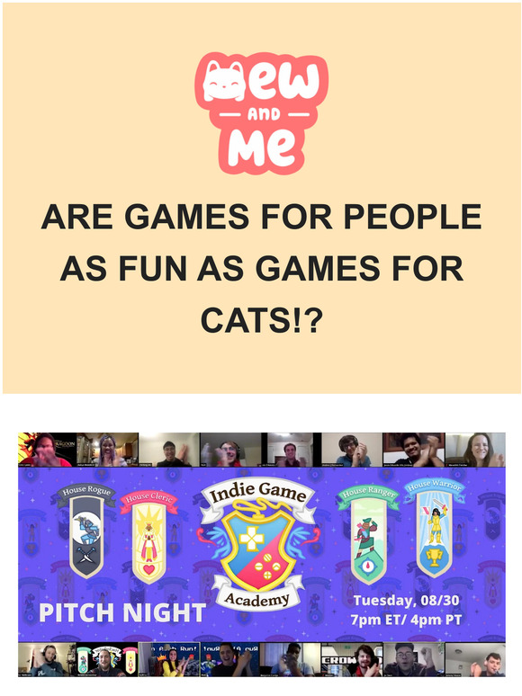 [STUDENT GAME SHOWCASE] Watch students pitch publishers!