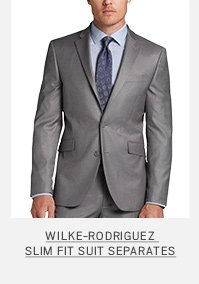 Wilke-Rodriguez Slim Fit Suit Separates, Gray