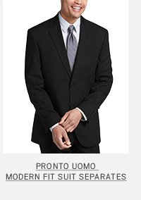Pronto Uomo Modern Fit Suit Separates, Black