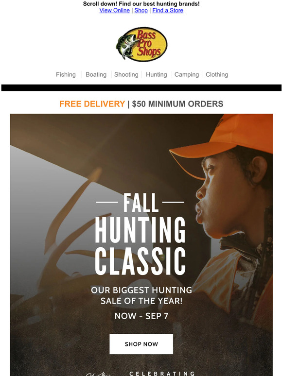 Bass Pro Shops Falling Prices On Top Hunting Brands! Milled