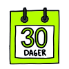 30 dager åpent kjøp