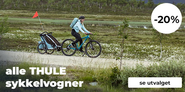 20% på Thule sykkelvogner