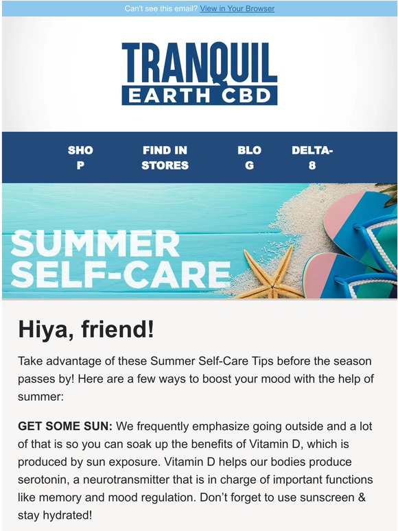 ☀️ Summer self-care tips