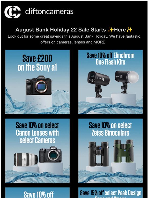 August Bank Holiday Sale Starts HERE
