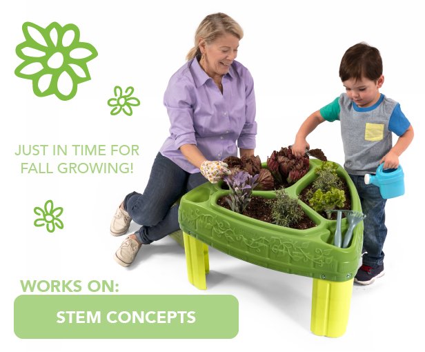 seed to sprout raised garden kids planter