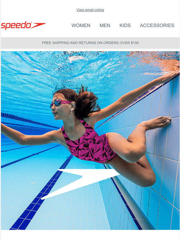 Speedo NZ Sporty Girls' Hyper Boom Swimwear Milled