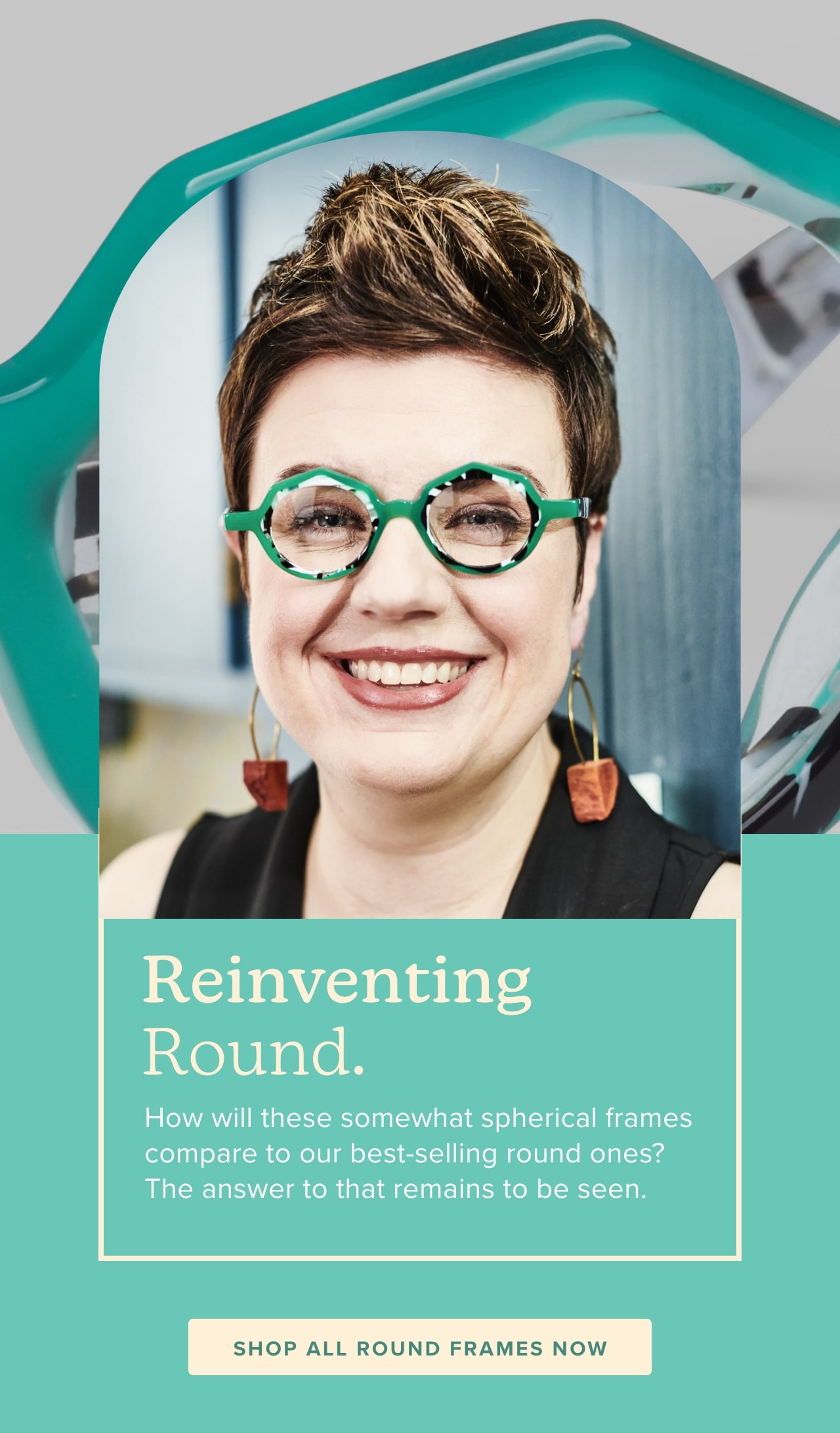 eyebobs eyewear 🌀Round frames with a twist.🌀 Milled