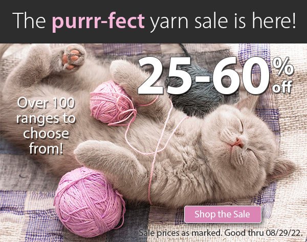 25-60% Off All Yarn