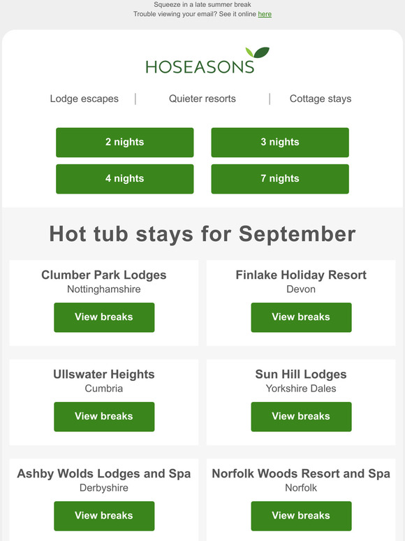September escapes from £269* 🍃