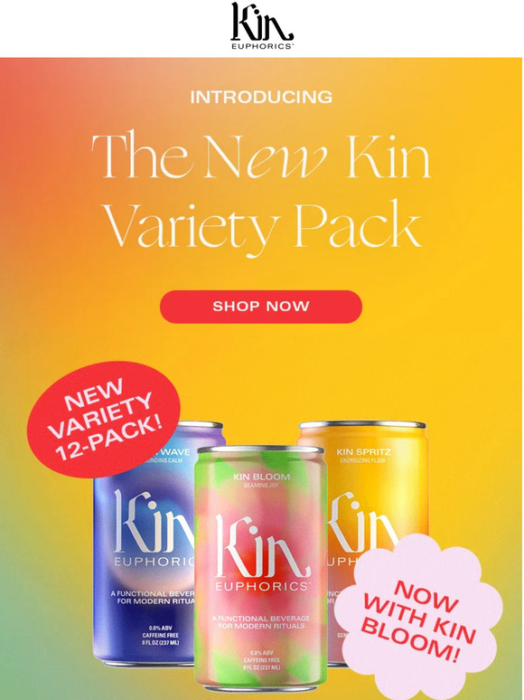 Kin Euphorics Our Variety Pack Got An Upgrade Milled