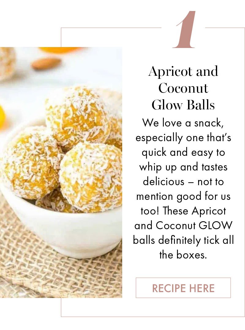 1 Apricot and Coconut Glow Balls 