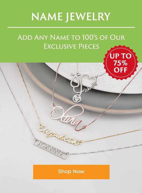 Jewelry With Any Name
