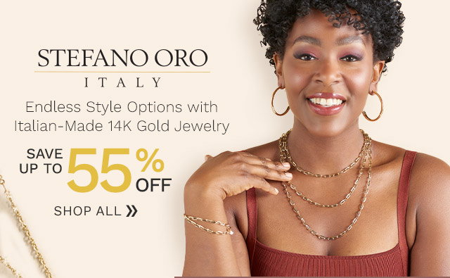 Stefano Oro - Give Yourself Endless Options with Italian-Made 14K Gold Jewelry Up to 55% Off - Ft. 203-715, 200-765, 200-767