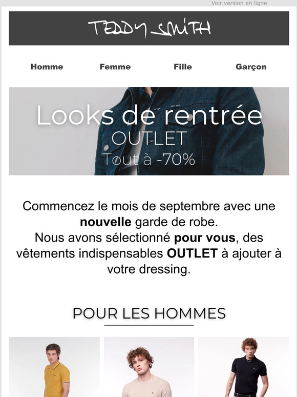 Les Looks de la rentrée | Notre sélection à -70%
