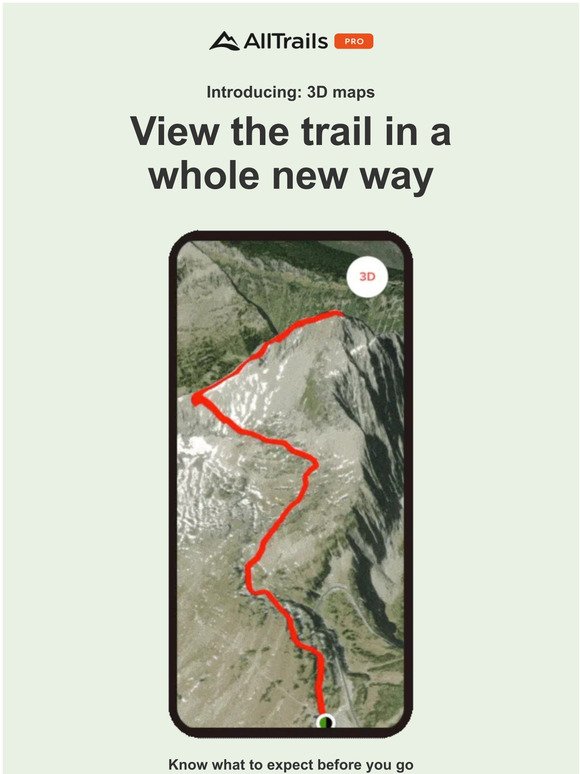 NEW! View the trail from a different perspective with this new Pro feature