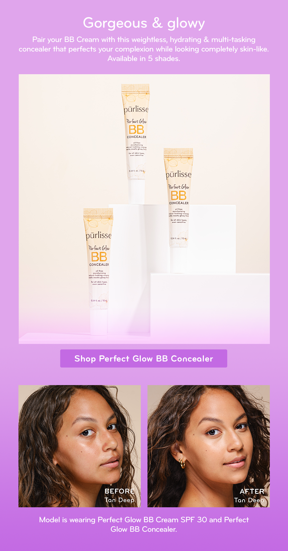 Purlisse Get a flawless look with our BB cream and concealer 💎 Milled