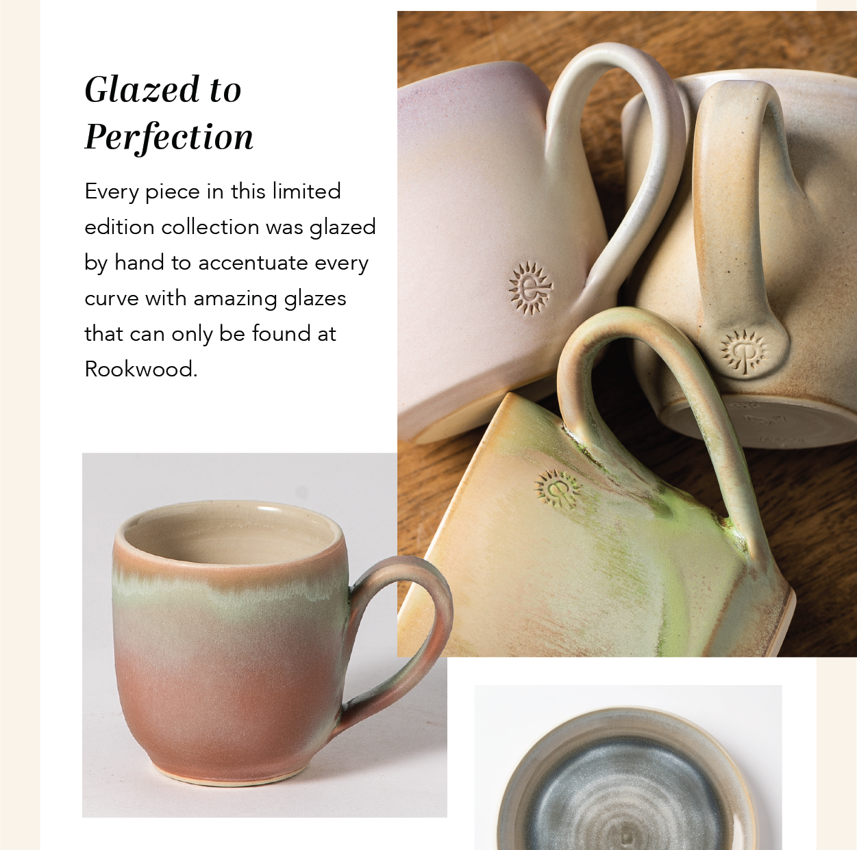 Rookwood Pottery Today! NEW Hand Thrown Dinnerware Collection Milled