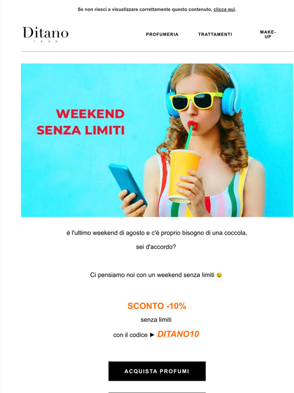 Back To Work non ti temo 😉 c'è il weekend SENZA LIMITI!