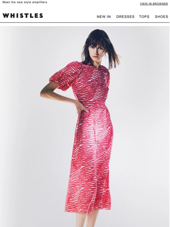 Whistles Dressing for the moment Summer night favorites Milled