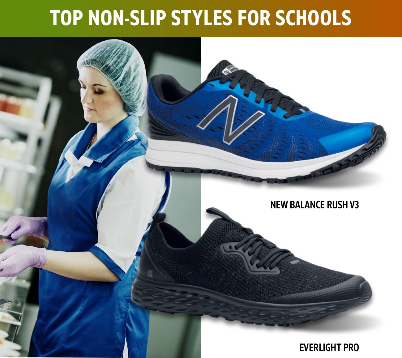 Top non-slip styles for Schools