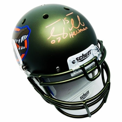 Tim Tebow Autographed Signed Florida Gators Swamp Green Riddell Authentic Helmet - Certified Authentic