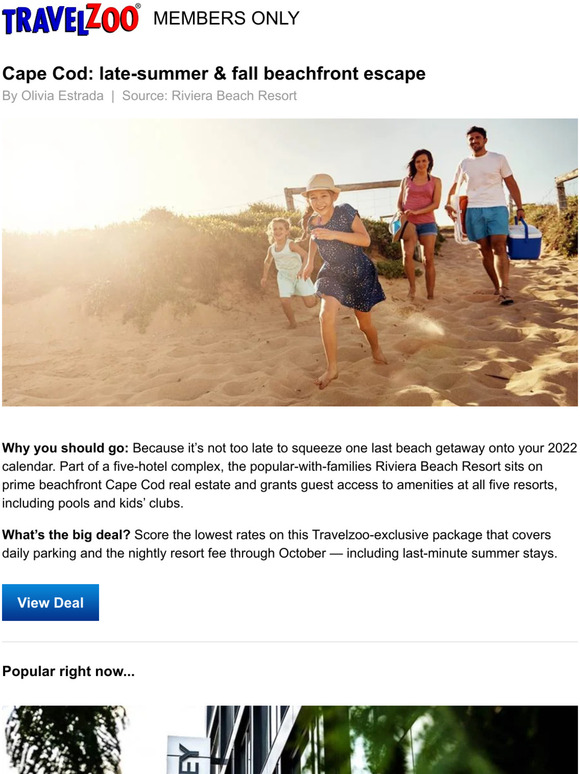 Travelzoo Cape Cod latesummer & fall beachfront escape Milled