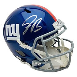 Saquon Barkley New York Giants Autographed Signed Riddell Full Size Replica Speed Helmet - Panini Certified Authentic

