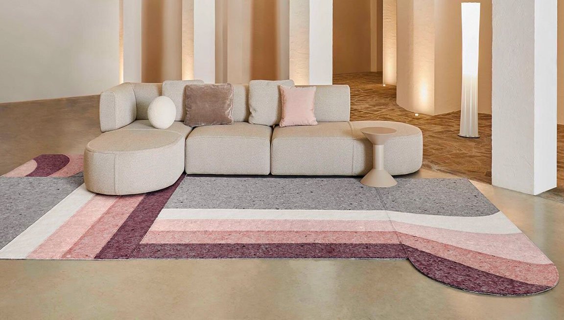 Nuances Round Area Rug by Gan Rugs.