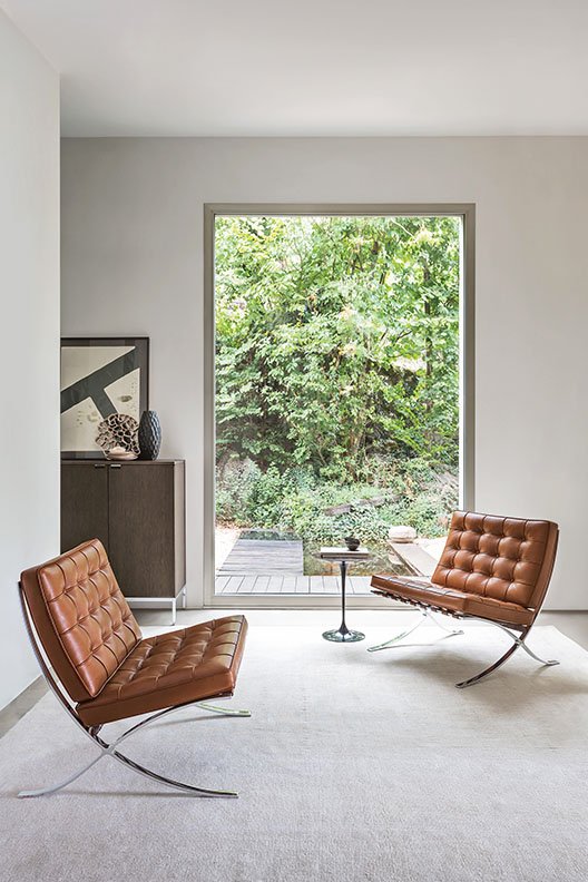 Barcelona Chair by Ludwig Mies Van Der for Knoll.