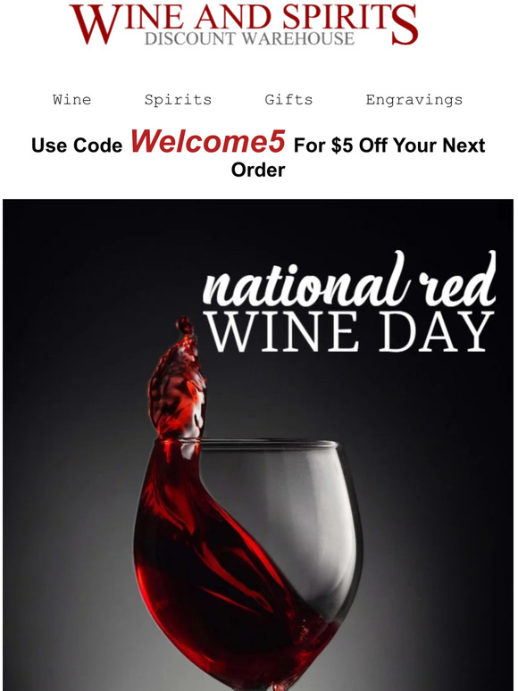 National Red Wine Day!