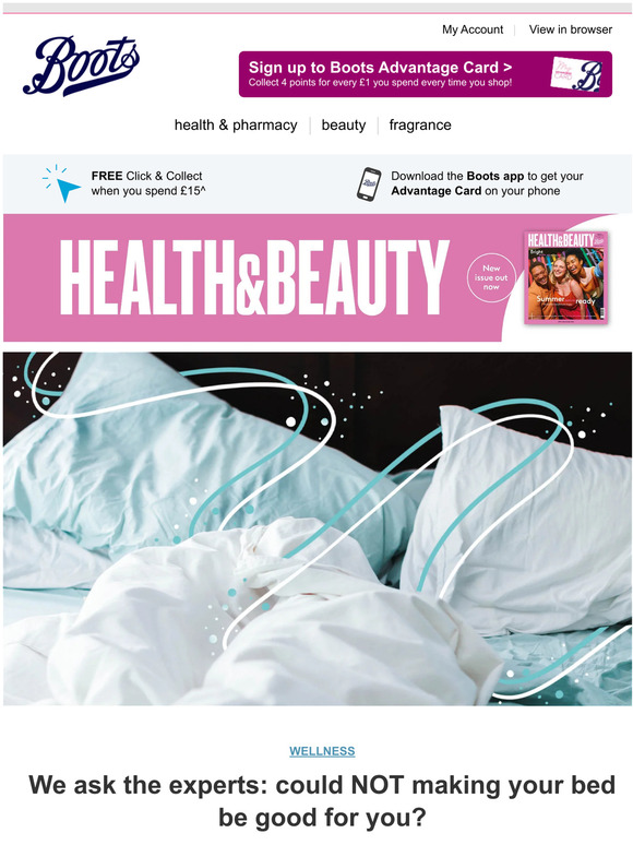 Boots Is leaving your bed unmade better for you? Milled