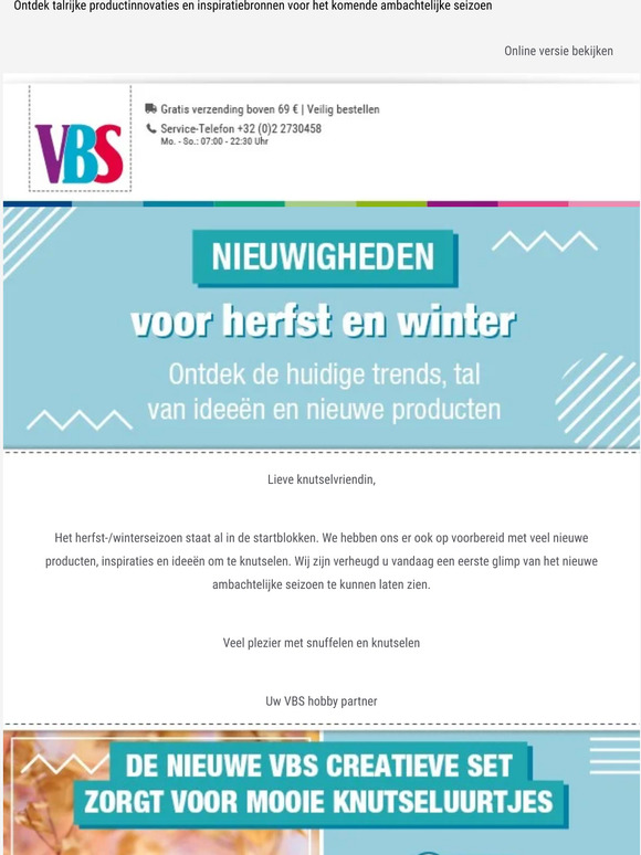 Nieuwigheden voor het knutselseizoen herfst/winter