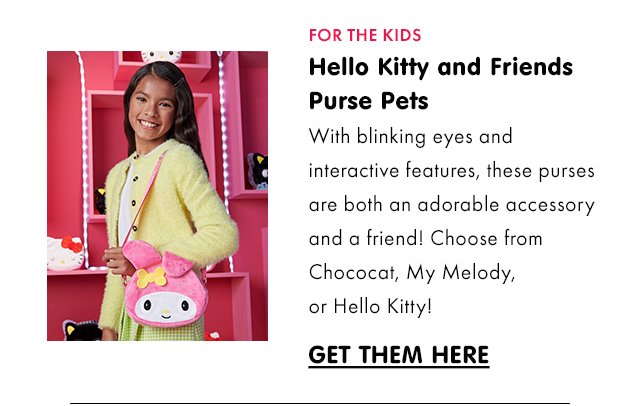For the Kids Hello Kitty and Friends Purse Pets