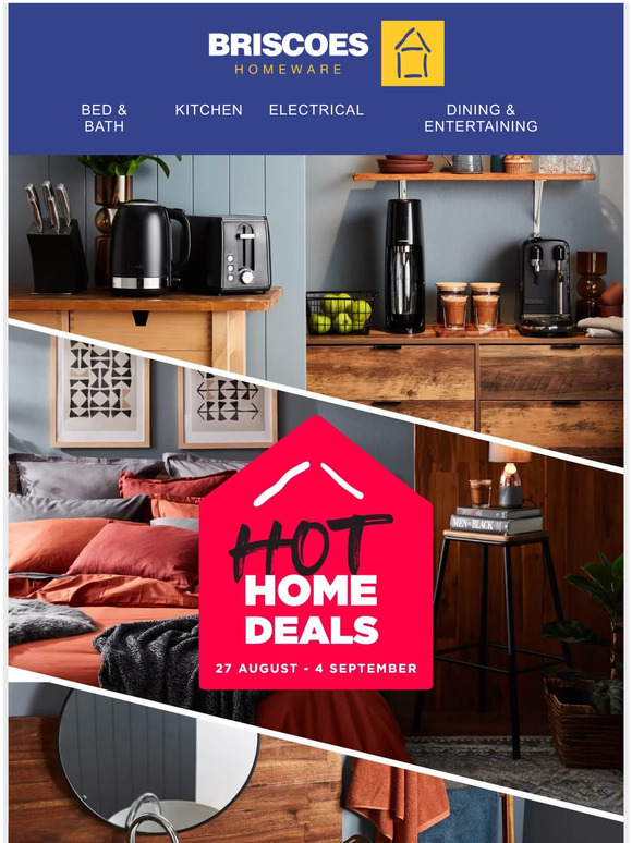 Briscoes Warm up for Spring with this week's Hot Home Deals 🌸 Milled