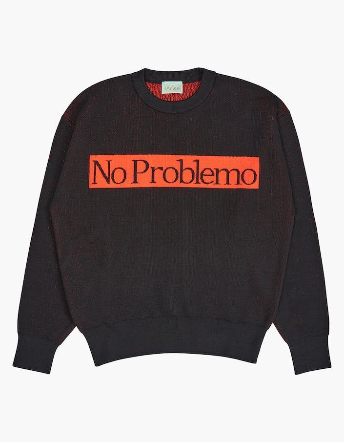 Recycled Problemo Knit Black