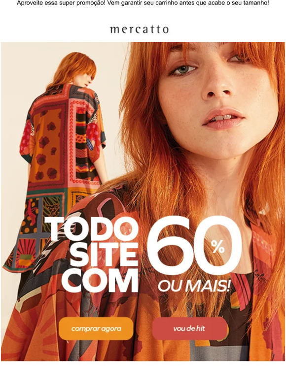 Todo o site com 60% ou mais!